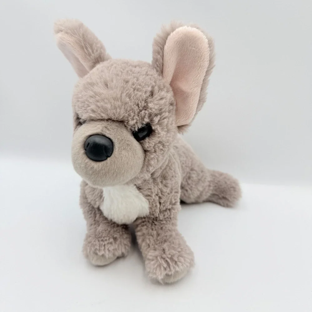 Douglas Cuddle Toy French Bulldog Plush Gray Taupe Stuffed Animal 4664 11 Inch